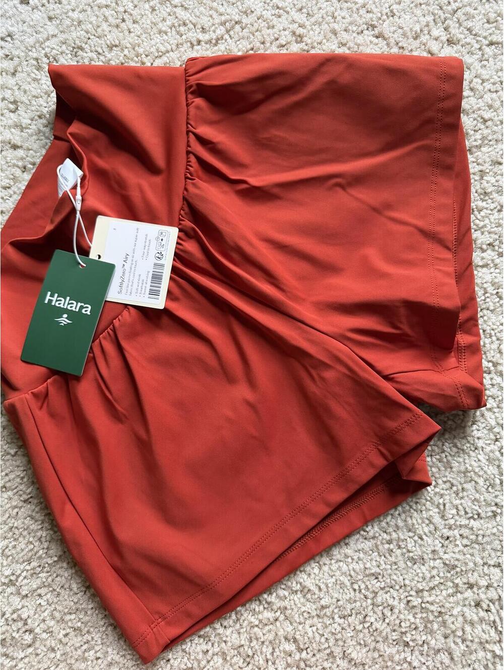 NWT Halara SoftlyZero Airy shorts, two in one